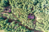 03 - directly overhead of house and cabins - top is north